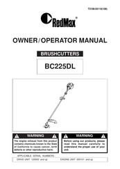 RedMax BC225DL Owner's/Operator's Manual