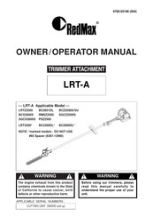 RedMax BCZ2500S/SU Owner's/Operator's Manual