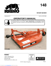 RHINO 148 Operator's Manual