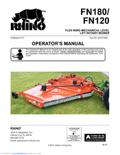 RHINO FN180 Operator's Manual