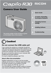 Ricoh Caplio R30 User Manual