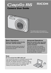 Ricoh Caplio R6 User Manual