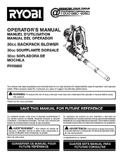 Ryobi RY09800 Operator's Manual