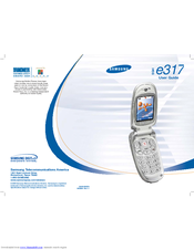 Samsung SGH e317 User Manual