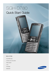 Samsung SGH-D780M Quick Start Manual