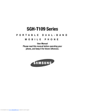 Samsung SGH-T109 Series User Manual