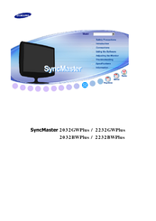 Samsung SyncMaster 2032BWPlus Owner's Manual