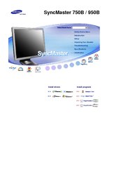 Samsung SyncMaster 750b Owner's Manual