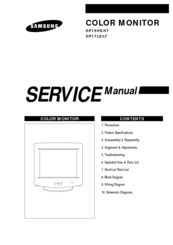 Samsung DP17LT Service Manual