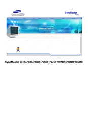 Samsung SyncMaster 795DF Manuals 
