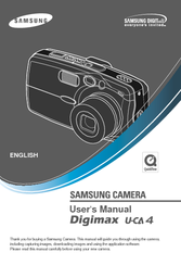 Samsung Digimax U-CA 4 User Manual