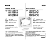 Samsung Miniket Photo VP-MS10BL Instruction Book