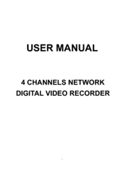 Samsung NETWORK DIGITAL VIDEO RECORDER User Manual