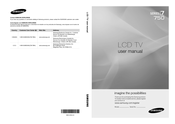 Samsung LN46C750 User Manual