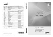 Samsung LE37C570 User Manual