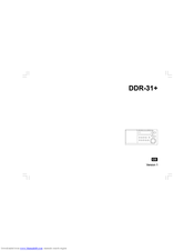 Sangean DDR-31+ User Manual