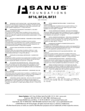 Sanus BF24 Assembly Manual