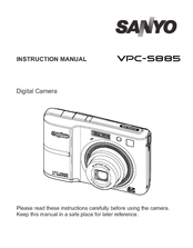 Sanyo VPC-S885 Instruction Manual