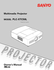 Sanyo PLC-XTC50L Owner's Manual