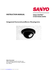 Sanyo Security Camera Instruction Manual