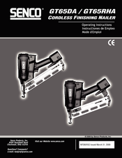 Senco GT65RHA Operating Instructions Manual