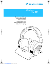 Sennheiser RS 40 Manuals | ManualsLib