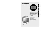 Sharp Aquos LC 20B2UB Operation Manual