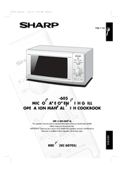 Sharp ENGLISH R-605 Operation Manual