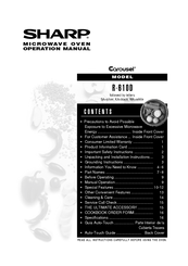 Sharp R-610DSA Operation Manual
