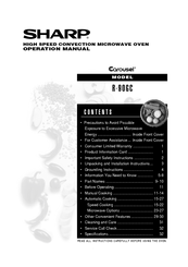 Sharp Carousel R-90GC Operation Manual