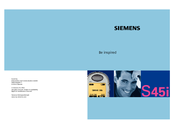 Siemens S45i User Manual