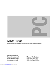 Siemens MCM 1902 Operating Manual