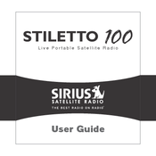 Sirius Satellite Radio STILETTO Stiletto 100 User Manual