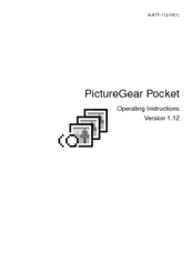 CLIE PictureGear Pocket 1.12 Operating Instructions Manual