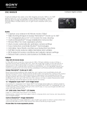 Sony DSC-W650B Specifications