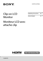 Sony CLM-V55BDL Operating Instructions Manual