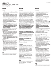 Sony SVM-75LS Datasheet