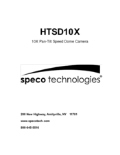 Speco HTSD10X User Manual