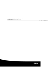 SPX Cooling Technologies MARLEY AV6700 User Manual