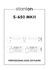 Stanton S-650 MK II Manual