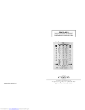 Stanton SMX-401 Owner's Manual