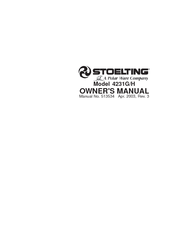 Stoelting 4231H Owner's Manual
