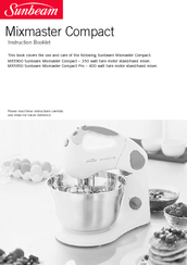 Sunbeam Mixmaster MX5950 Instruction Booklet