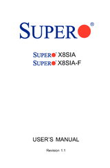 Supero X8SIA-F User Manual