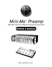SWR Mini-Mo Mini-Mo' Preamp With Mo' Control 2 Master Footswitch Controller Owner's Manual