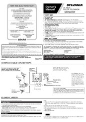 Sylvania SRT2220F Owner's Manual