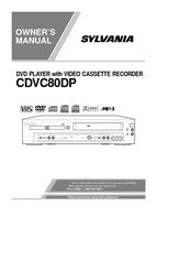 Sylvania CDVC80DP Owner's Manual