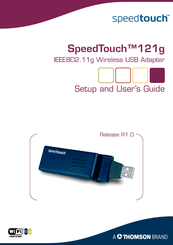 THOMSON SPEEDTOUCH 121G Setup And User Manual