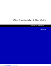 THOMSON West Case Notebook User Manual