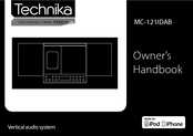 Technika MC-121IDAB Owner's Handbook Manual